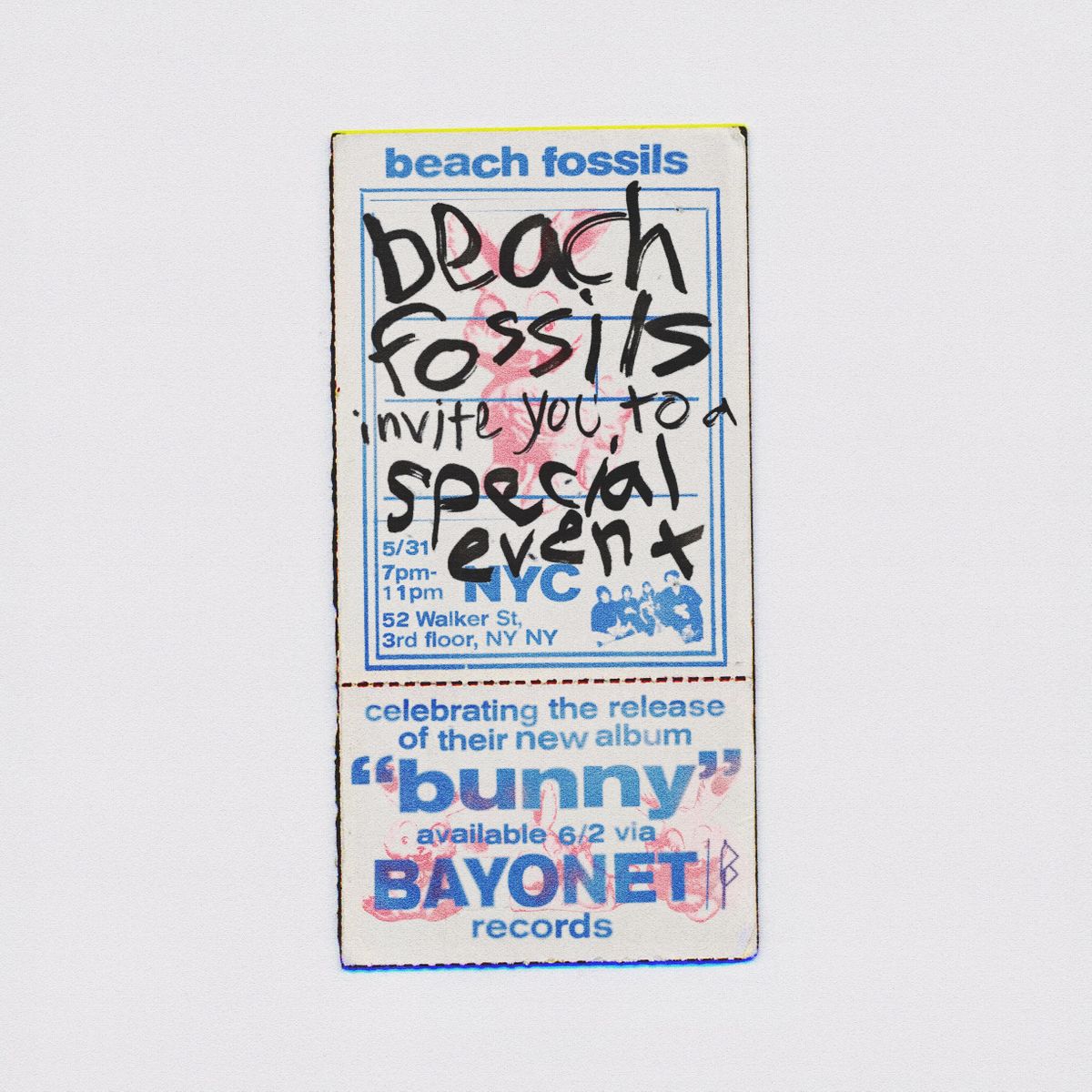 Beach Fossils 'Bunny' Release Event