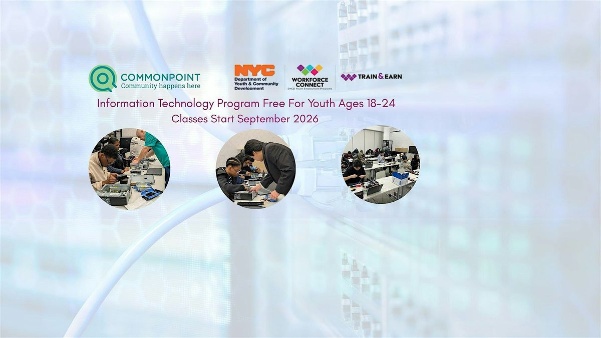 Apply to a Free DYCD Information Technology Program for ages 18-24