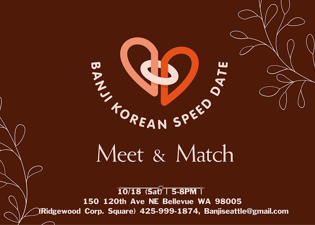 Banji_3040 Korean Speed Date