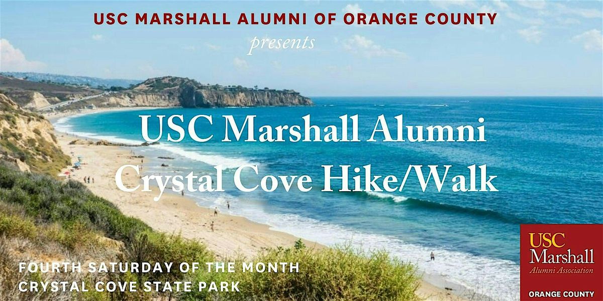 USC Marshall Alumni OC Hike\/Walk at Crystal Cove - Sat 11\/22
