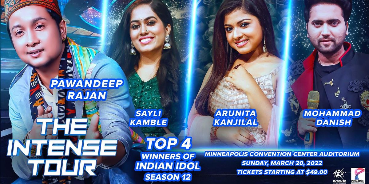 Indian Idol Intense Tour 2022 Minneapolis March 20 Minneapolis