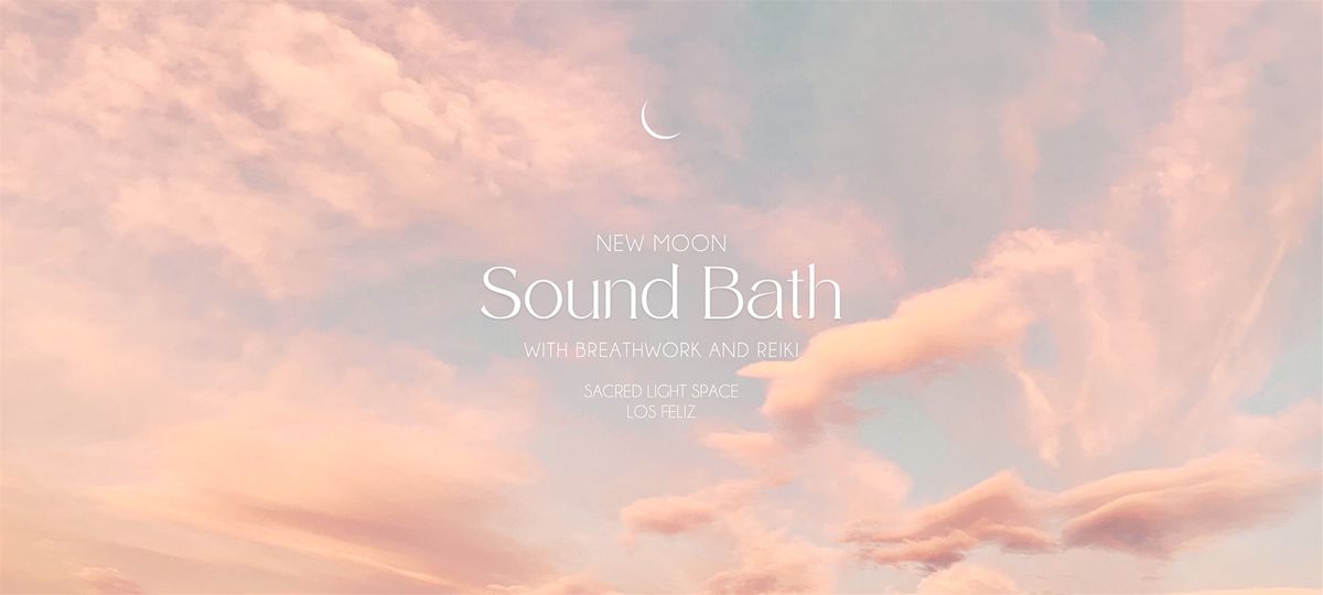 New Moon Sound Bath opening with an emotion code clearing and reiki at ...