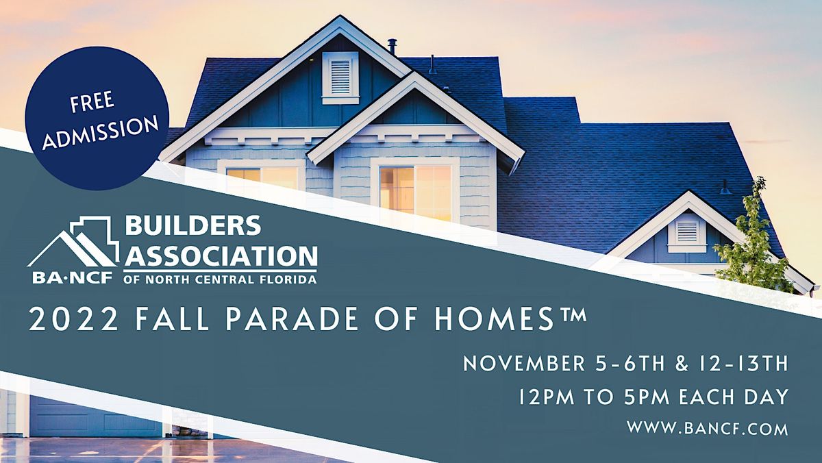 2022 BANCF Fall Parade of Homes\u2122