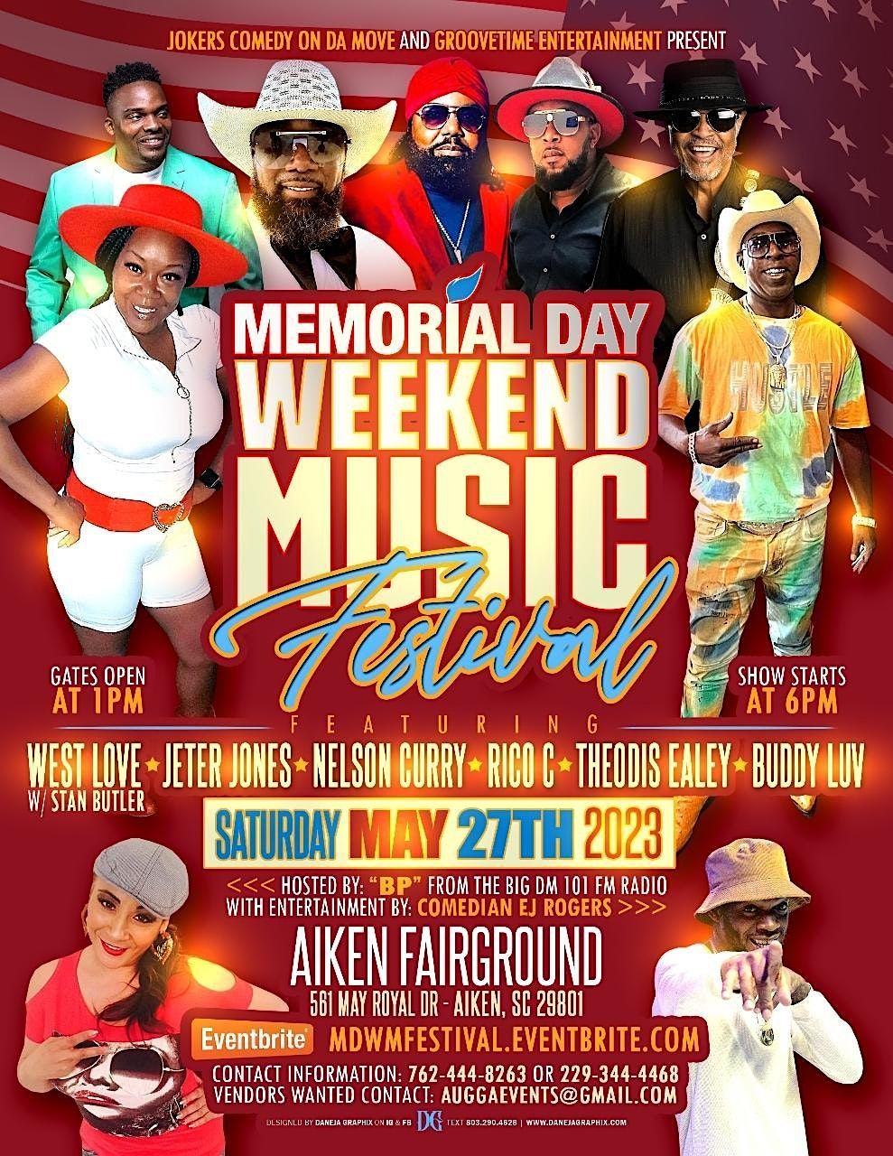 MEMORIAL DAY WEEKEND MUSIC FESTIVAL AKINS FAIRGROUNDS, Aiken, SC