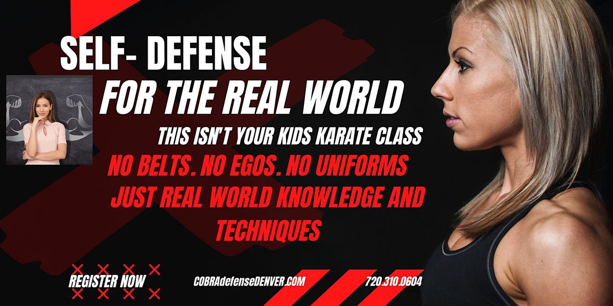 Adult/ Teen Self- defense Real World Techniques and knowledge 2 ...