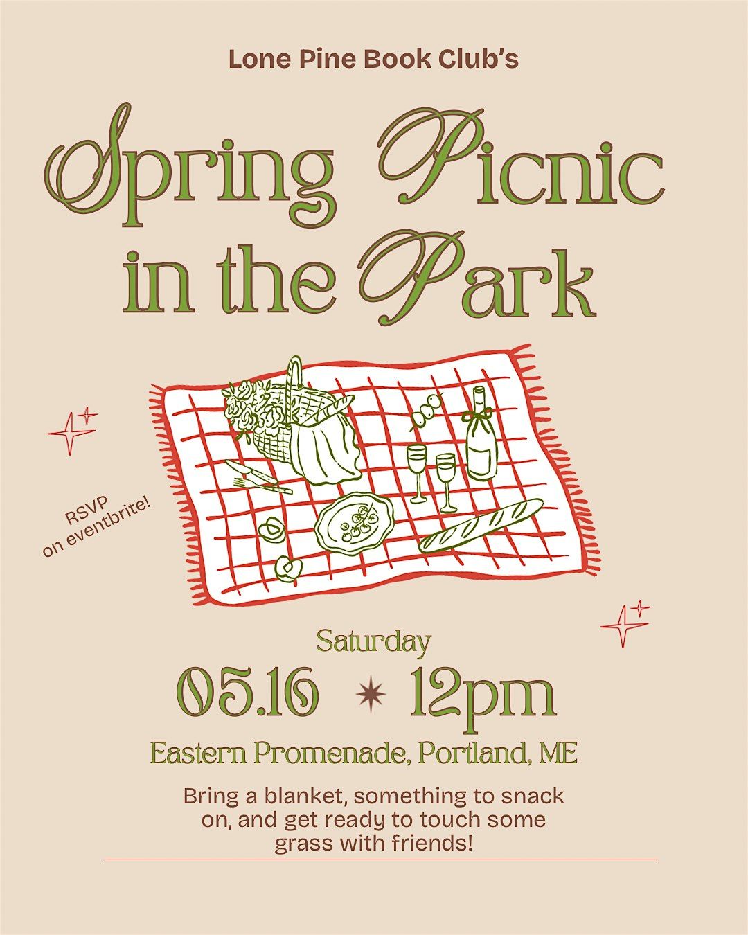 Lone Pine Book Club\u2019s Spring Picnic in the Park