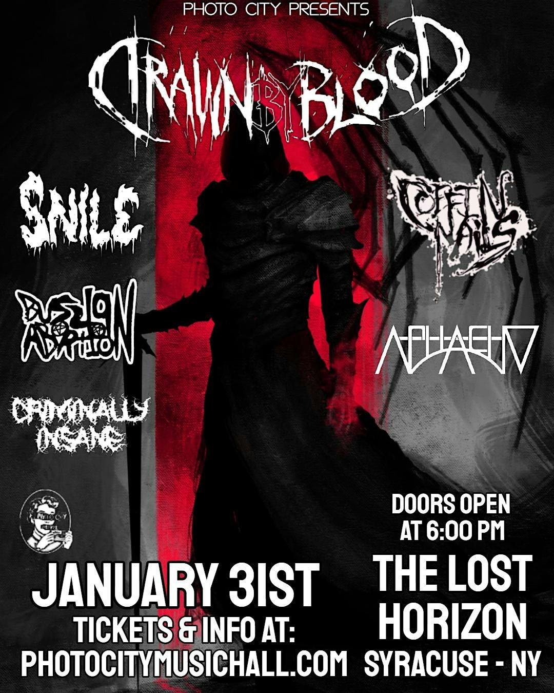 Drawn By Blood, Coffin Nails, Snile, Bus Stop Abortion, Aphaeho, & more!