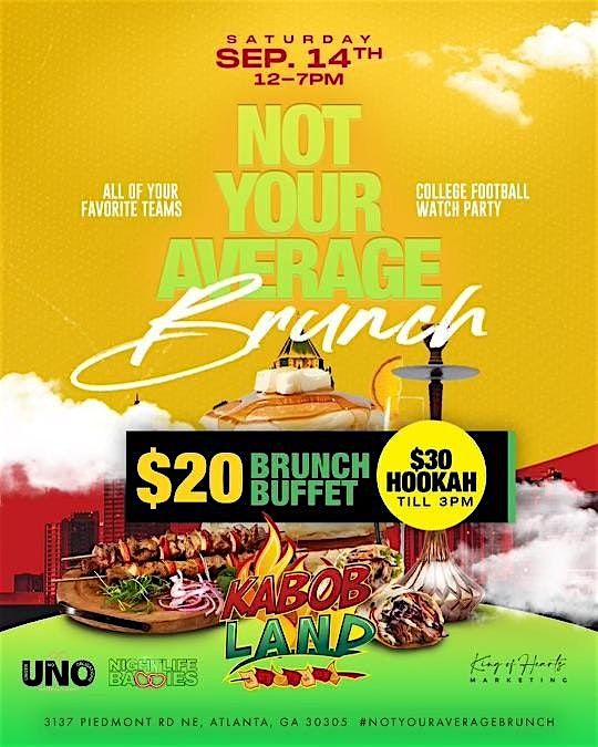 NOT YOUR AVERAGE BRUNCH