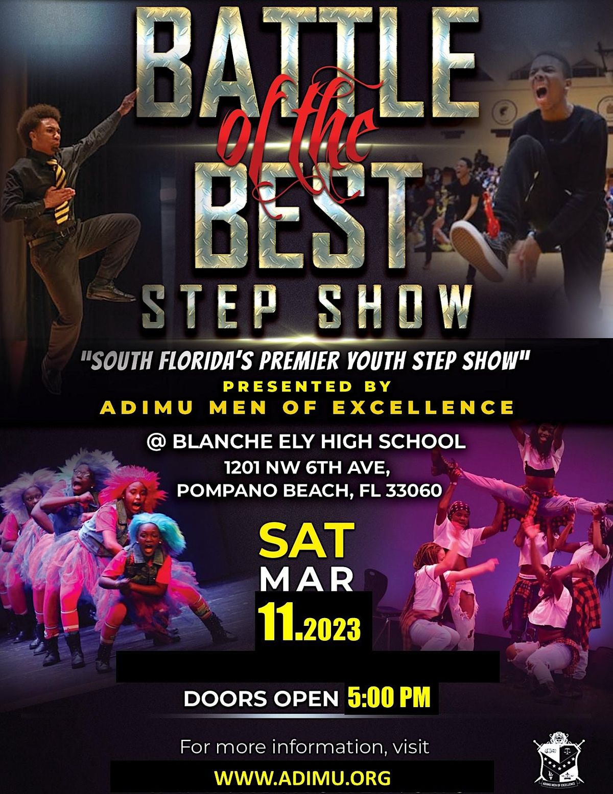2023 Battle of the Best Step Show Blanche Ely High School, Pompano