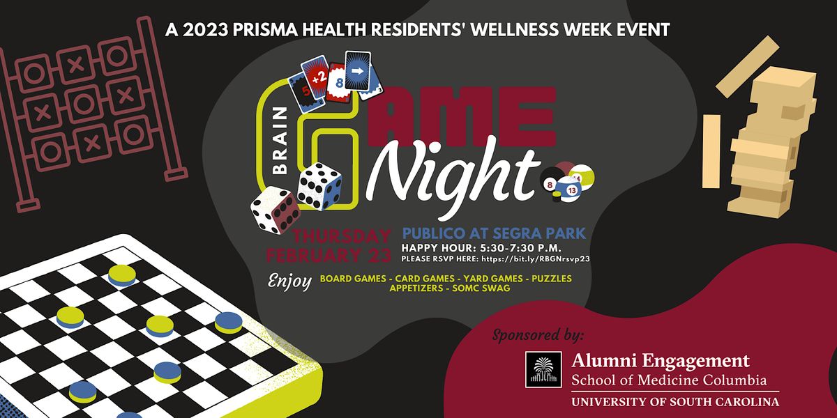 Prisma Health Residency Wellness Night With USC SOMC Pubilco At Bull 
