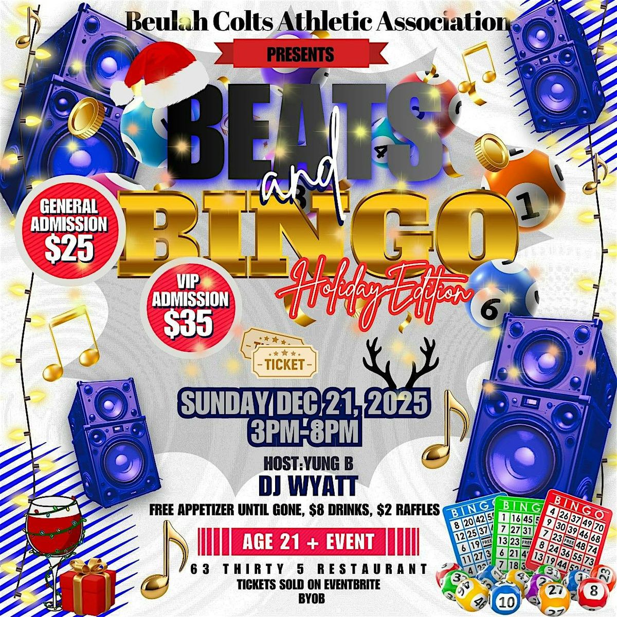Beats and Bingo a Holiday Edition