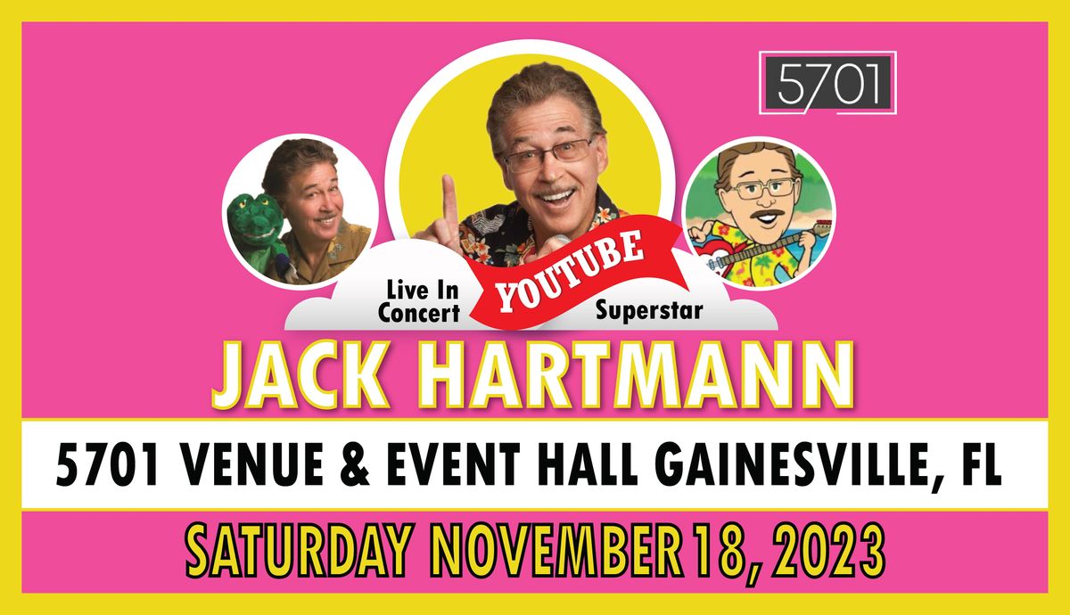 JACK HARTMANN LIVE IN GAINESVILLE, FL