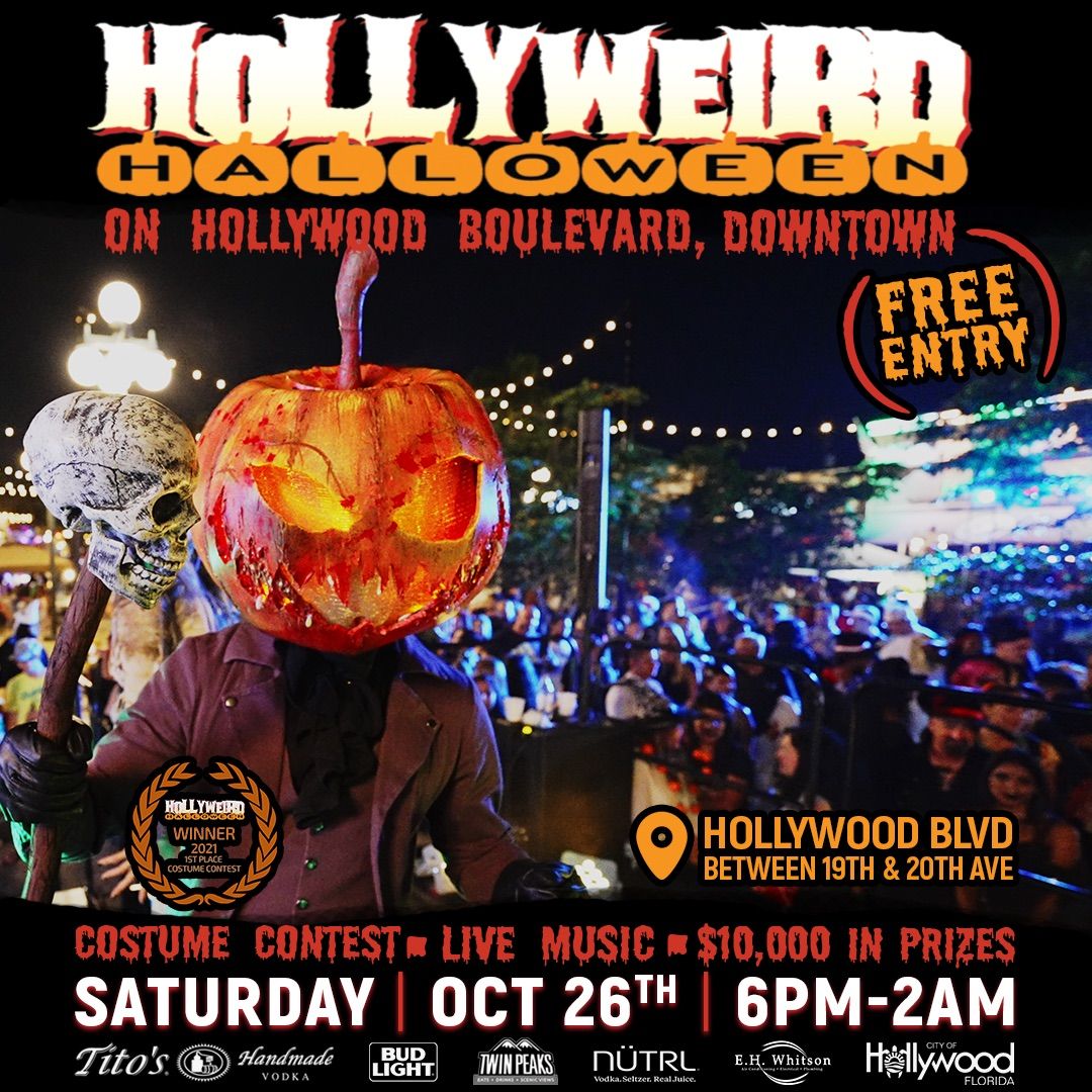 2024 Hollyweird Halloween Festival Downtown Hollywood Florida