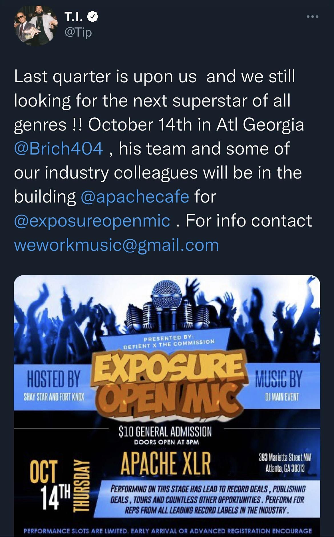 Exposure Open Mic