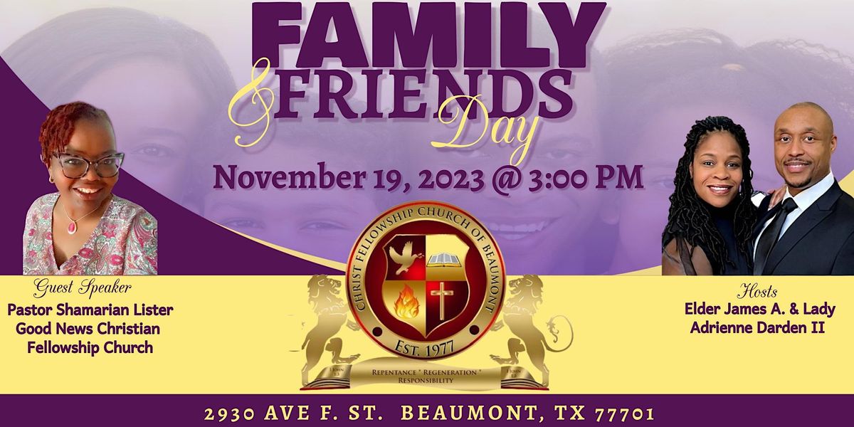 Family Friends Day Christ Fellowship Church of Beaumont 2930