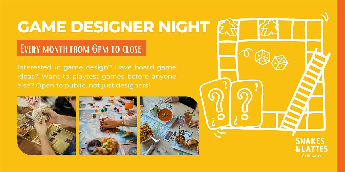 Board Game Designer Night - Snakes & Lattes Chicago (US)