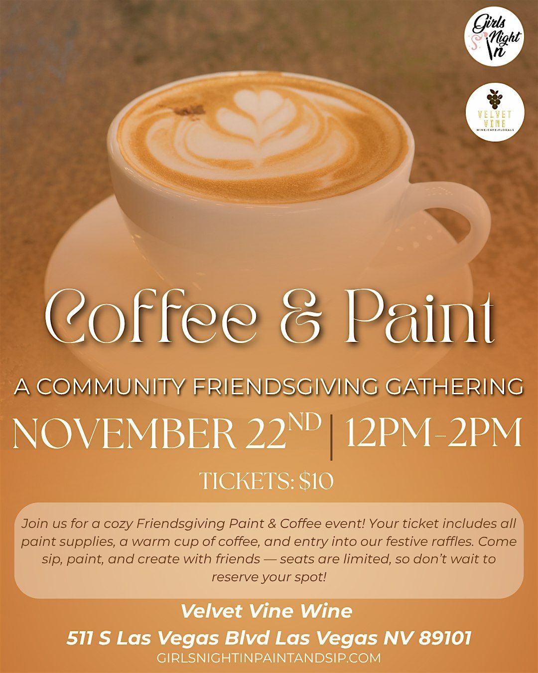 Coffee & Paint: A community Friendsgiving gathering