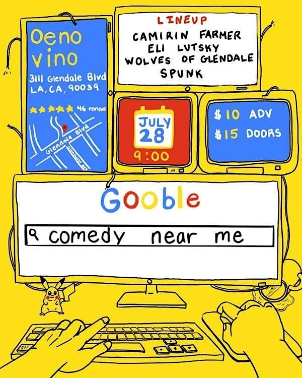 Comedy Near Me Oeno Vino, Los Angeles, CA December 15, 2022