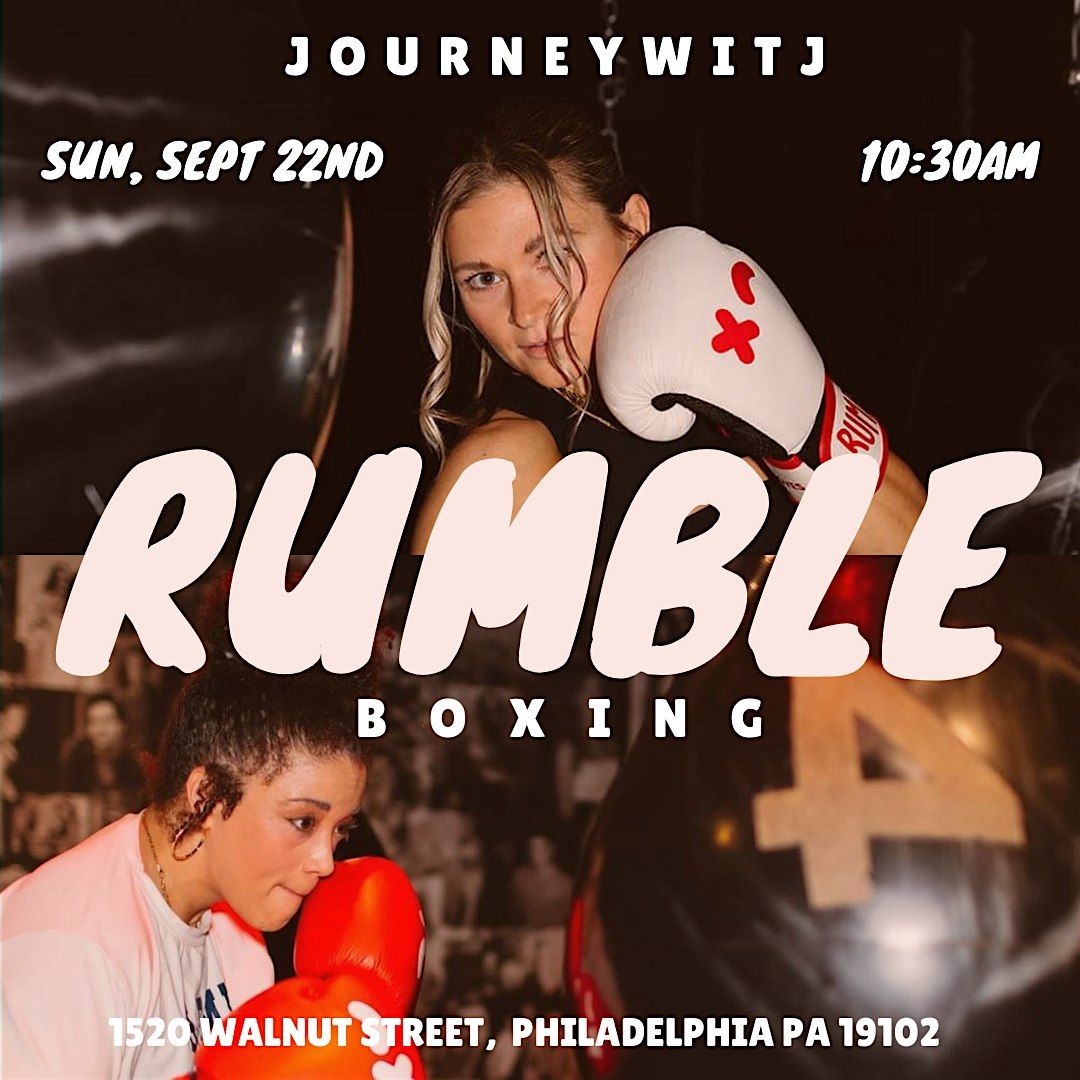Scott Cheatem Rumble Boxing Journeywitj Into Rumble Boxing - Philadelphia at Rumble Boxing ...