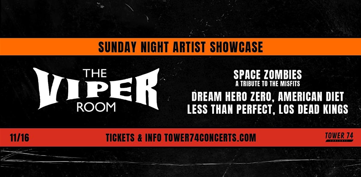 Sunday Night Artist Showcase -Punk SPACE ZOMBIES - A TRIBUTE TO THE MISFITS