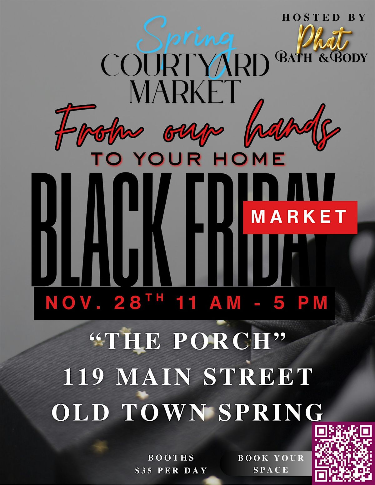 Spring Courtyard Market | BLACK FRIDAY MARKET