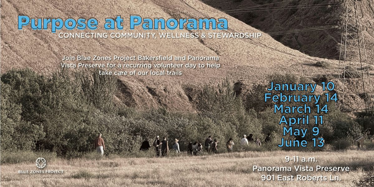 Purpose at Panorama Volunteer Opportunity - BZP Bakersfield