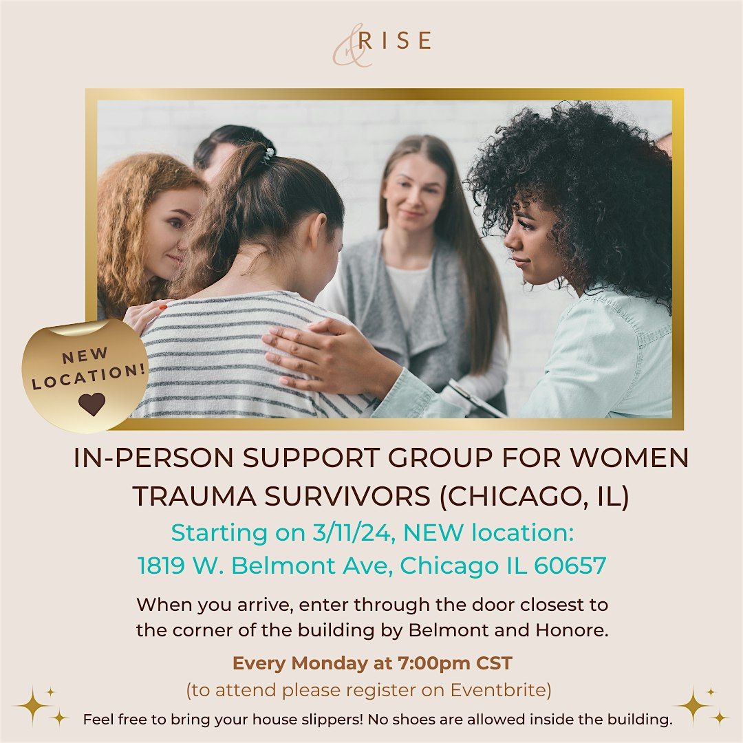 In-Person Support Group for Women Trauma Survivors (Chicago, IL)