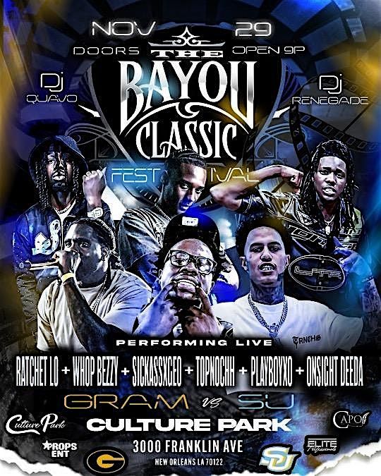 BAYOU CLASSIC FESTIVAL