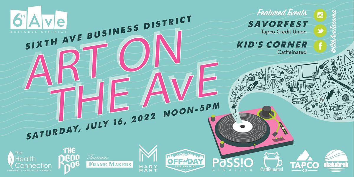 Art on the Ave 2025 6th Avenue, WA July 16, 2025