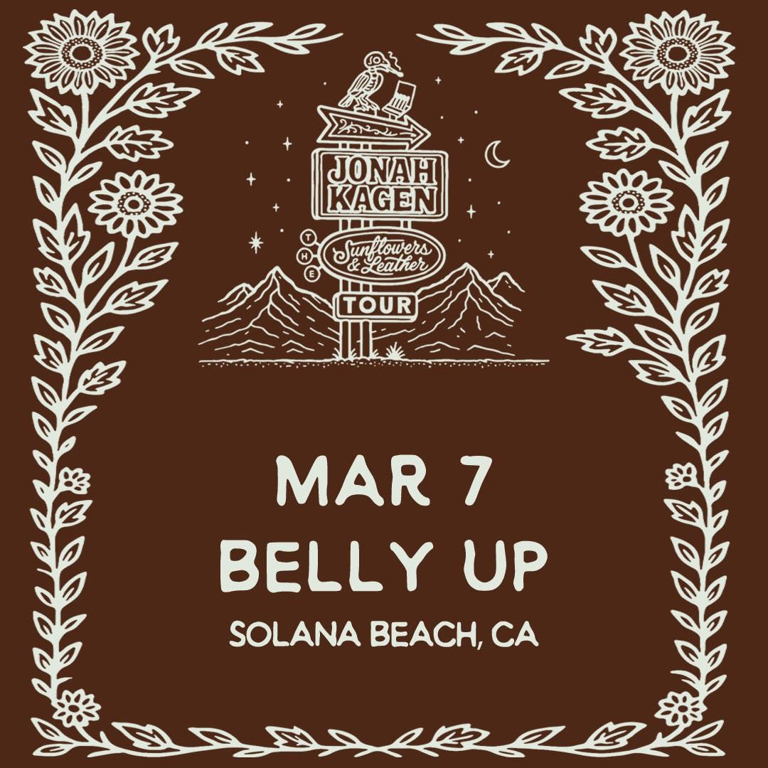 Jonah Kagen: Sunflowers & Leather Tour at Terminal West