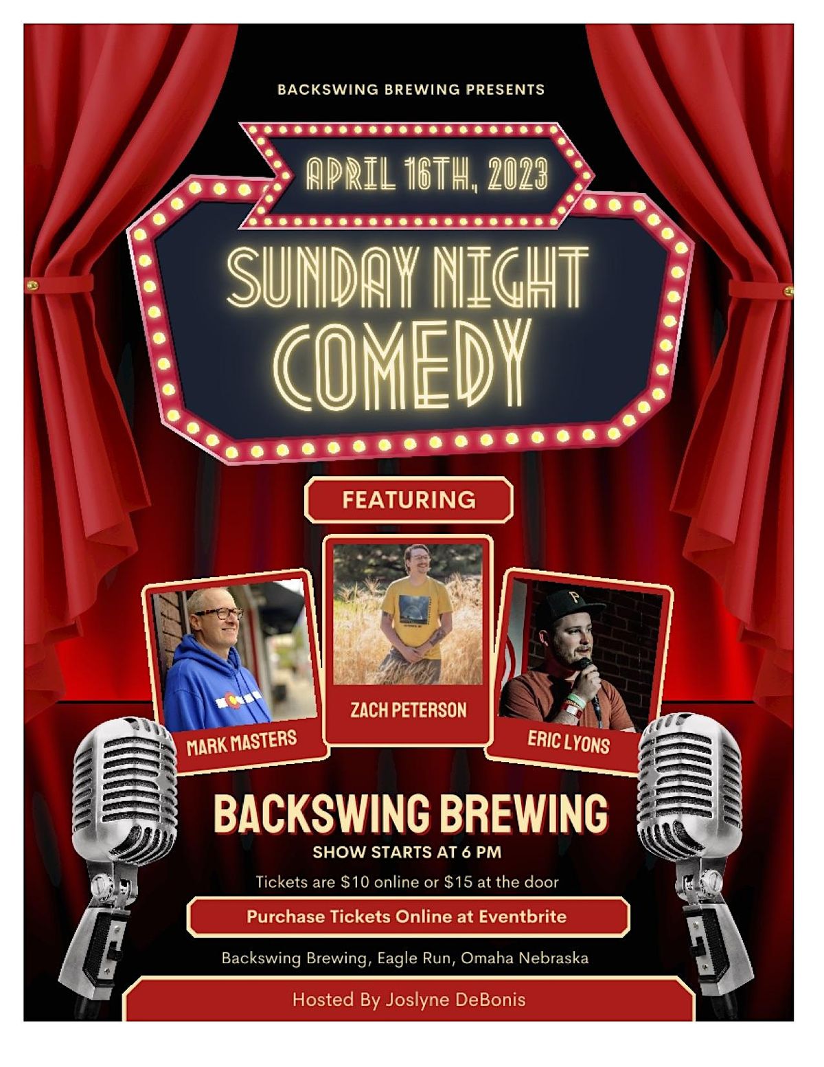 Comedy Night with Zach Peterson | Backswing Brewing Co., Omaha, NE ...