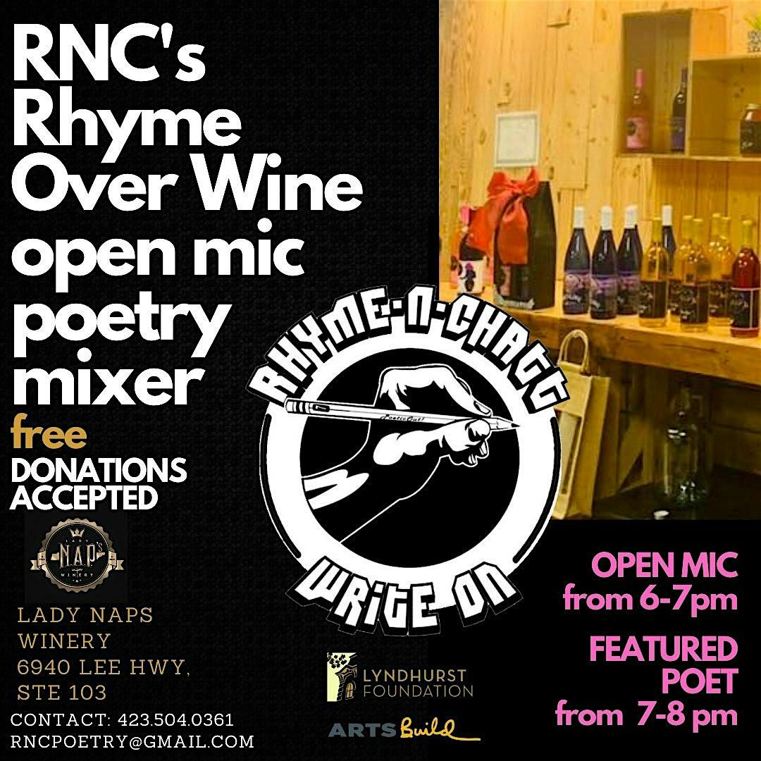 Rhyme Over Wine Spoken Word Poetry Open Mic Nights at the Winery