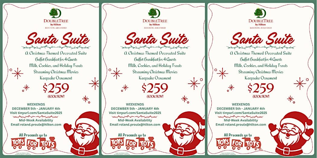 Santa Suite: The Ultimate Christmas-Themed Hotel Experience All Winter!