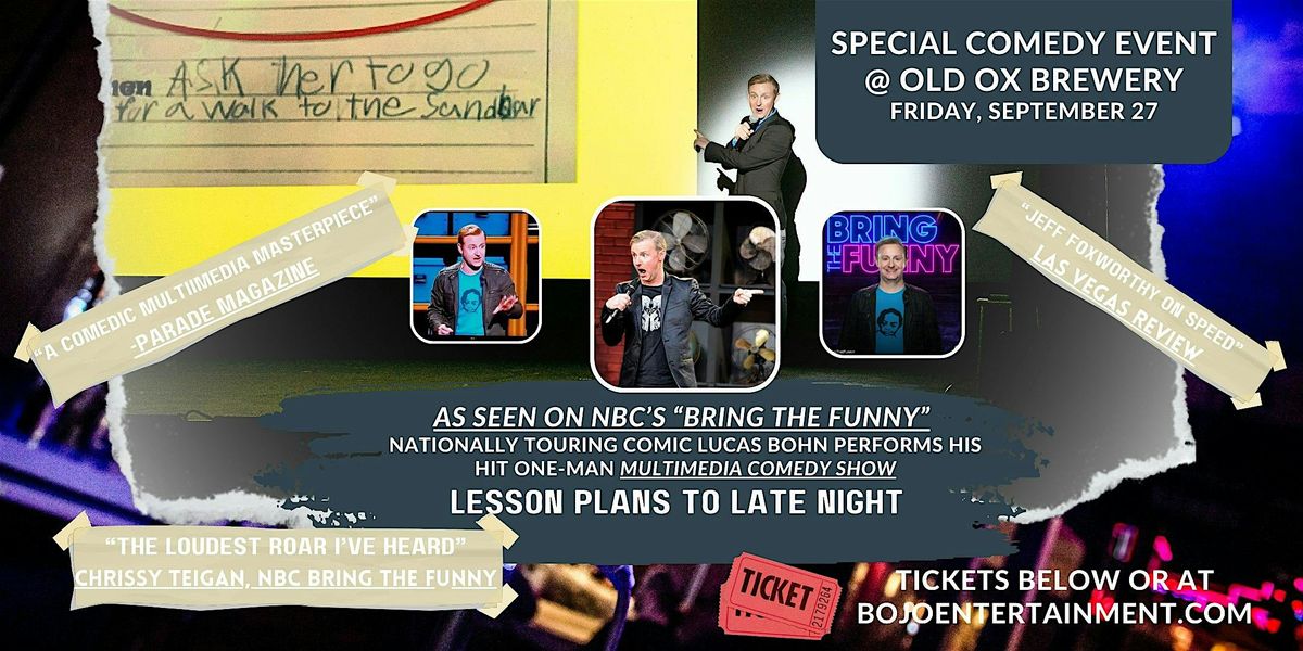 Special Comedy Event w\/National Comedian Lucas Bohn in Ashburn