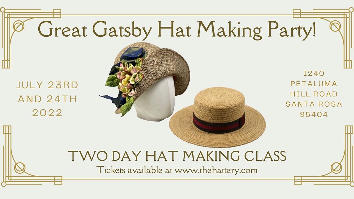 Great Gatsby Hat Making Paty! | The 