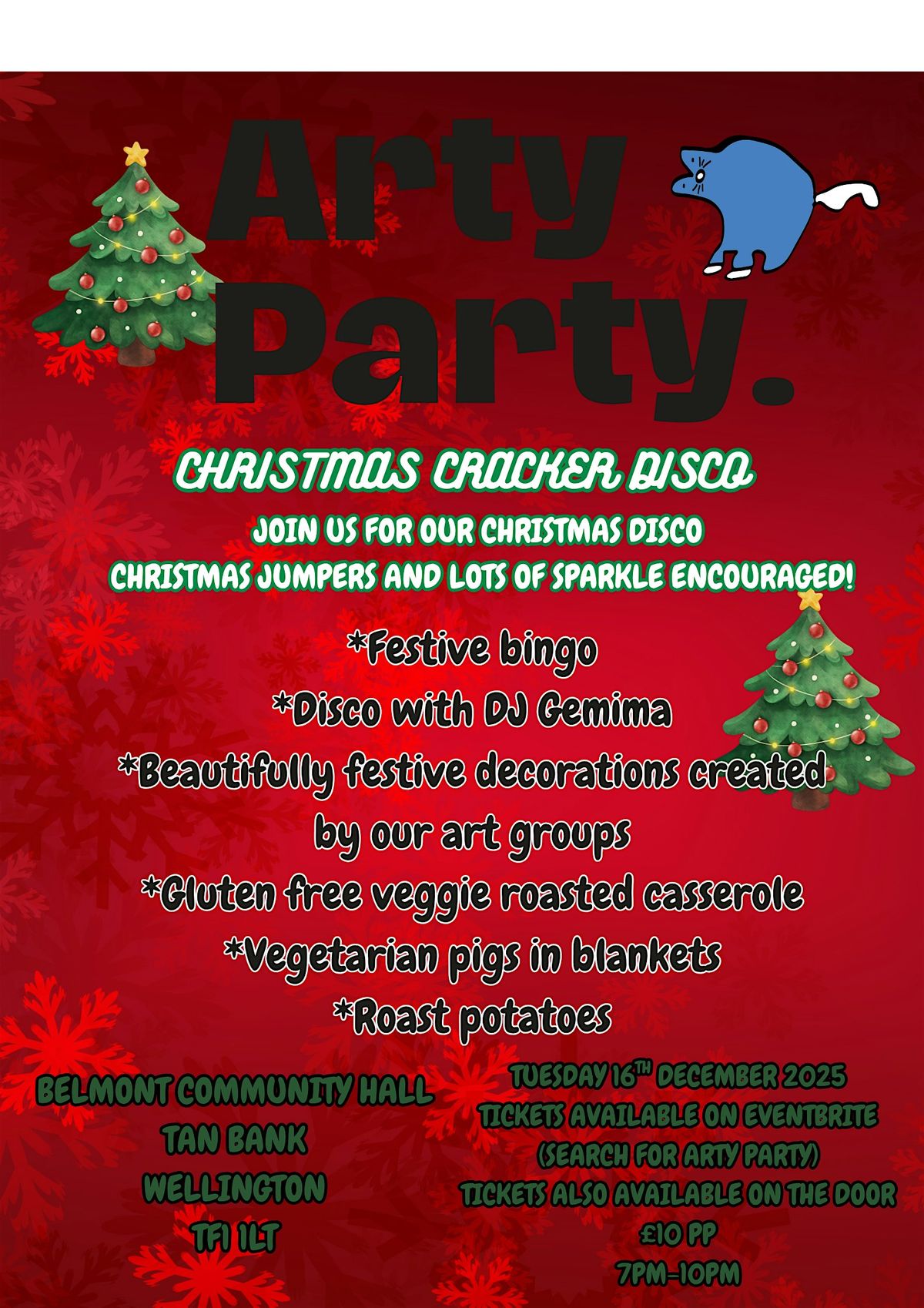 Arty Party Christmas Cracker Disco