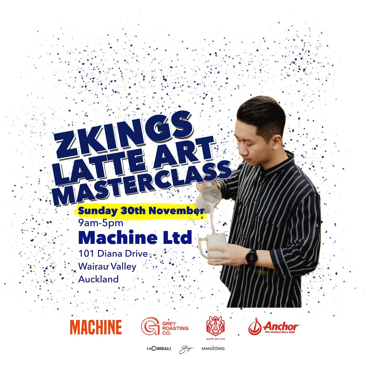 2nd Day of Zkings Latte Art Masterclass (Auckland, New Zealand)