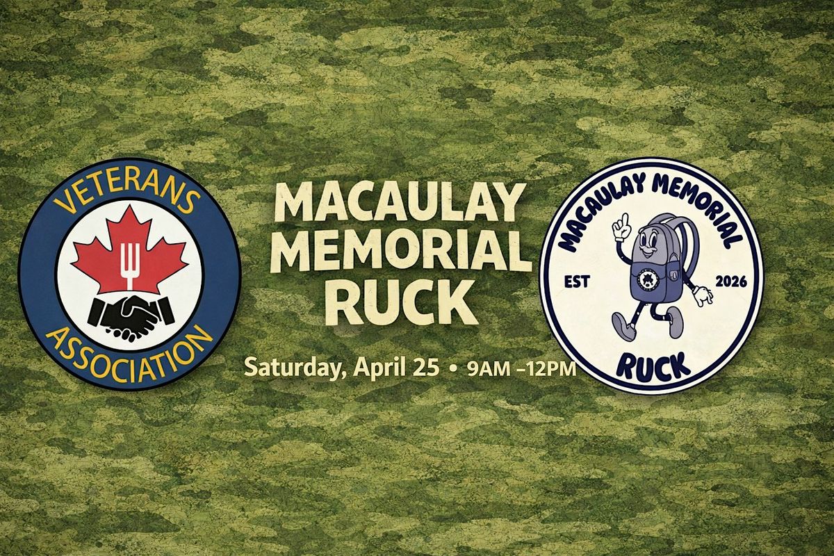 Calvin Riuck MacAulay Memorial Ruck at 47 Riel Dr, St. Albert on 25th April, 2026