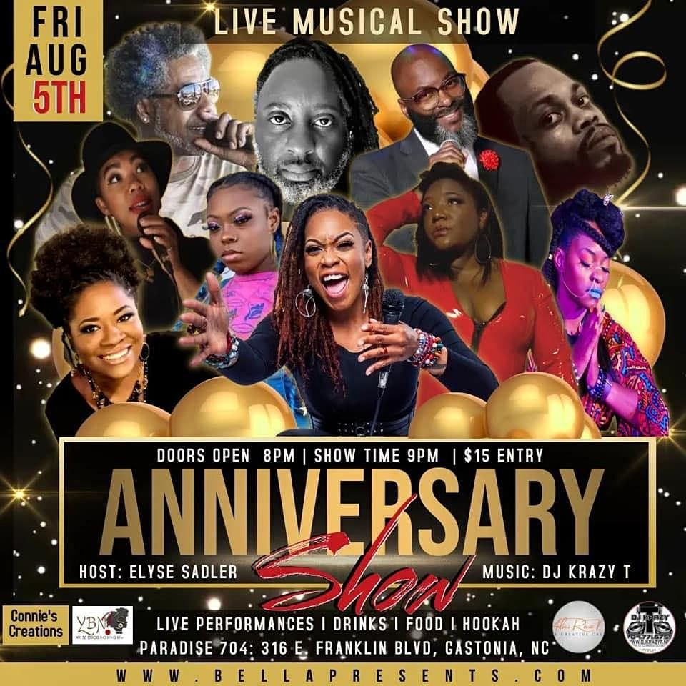 BELLA PRESENTS: 1 YEAR ANNIVERSARY SHOW | Paradise 704, Gastonia, NC ...