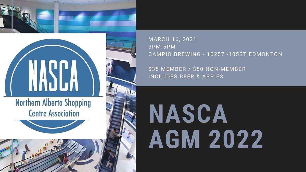 NASCA AGM 2022 Campio Brewing Co., Edmonton, AB March 16, 2022