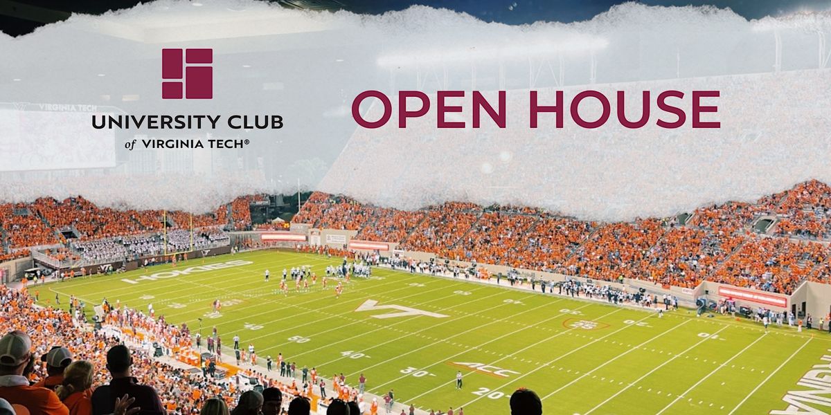 University Club of Virginia Tech Open House Lane Stadium, Blacksburg