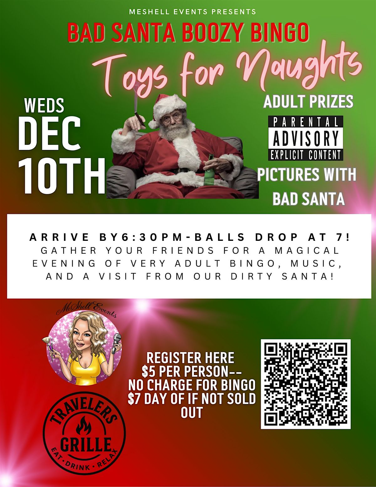 Toys for Naughts -Dirty Santa ADULT Game Night