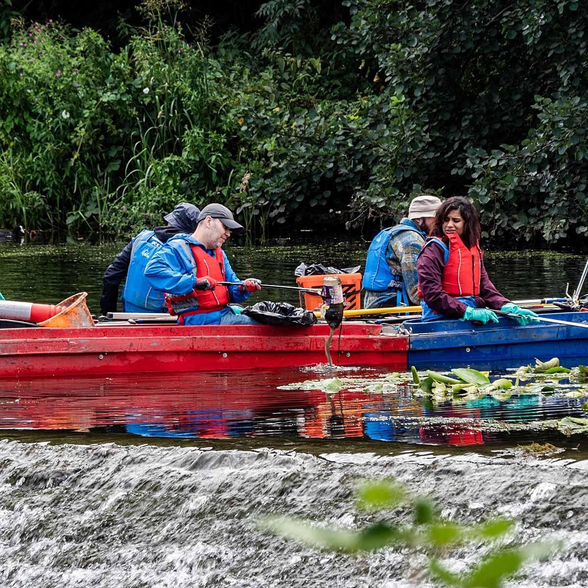 UOcean Leicester River Soar Boat Clean Up - Castle Gardens