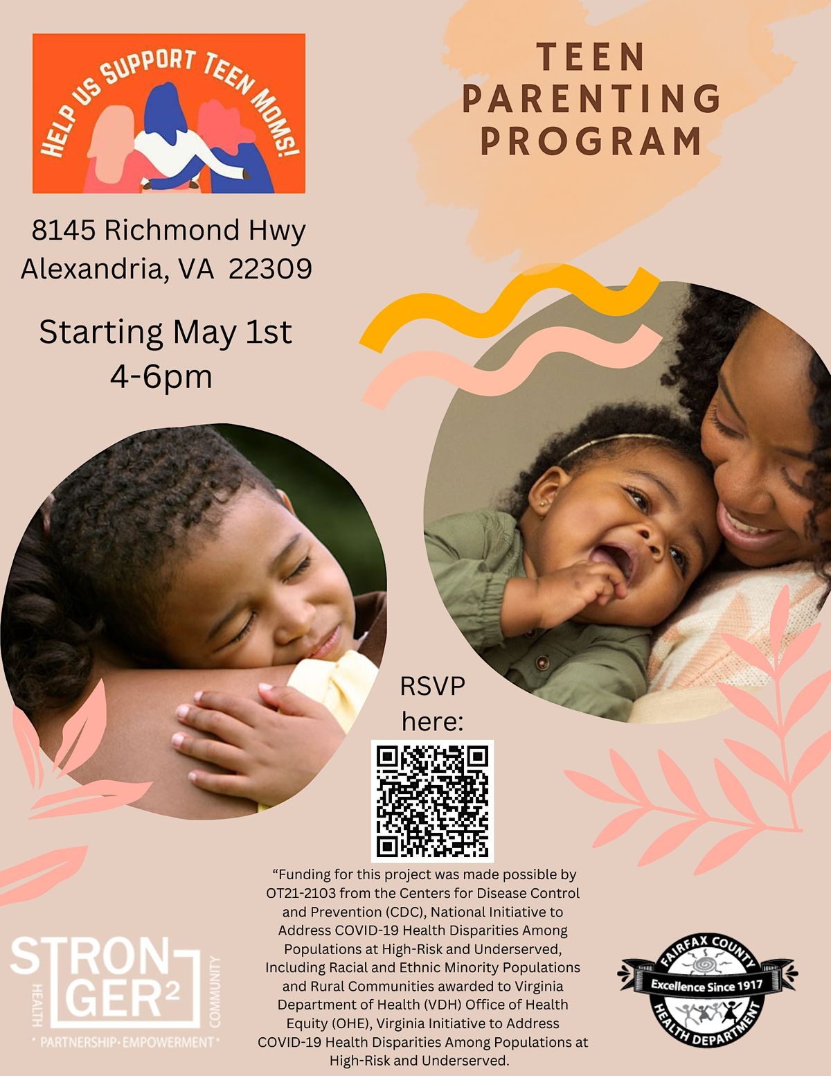 Parenting Outreach Program Teen Parenting Program at 8145 Richmond Hwy, Alexandria on 1st May, 2023