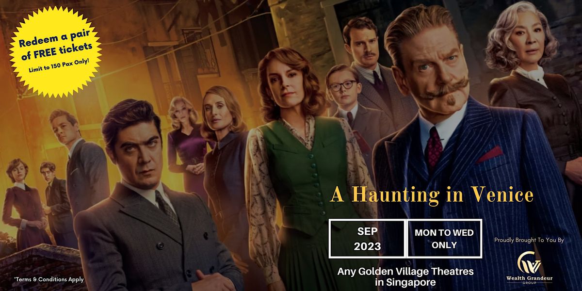 Free Movie: A Haunting In Venice at Golden Village