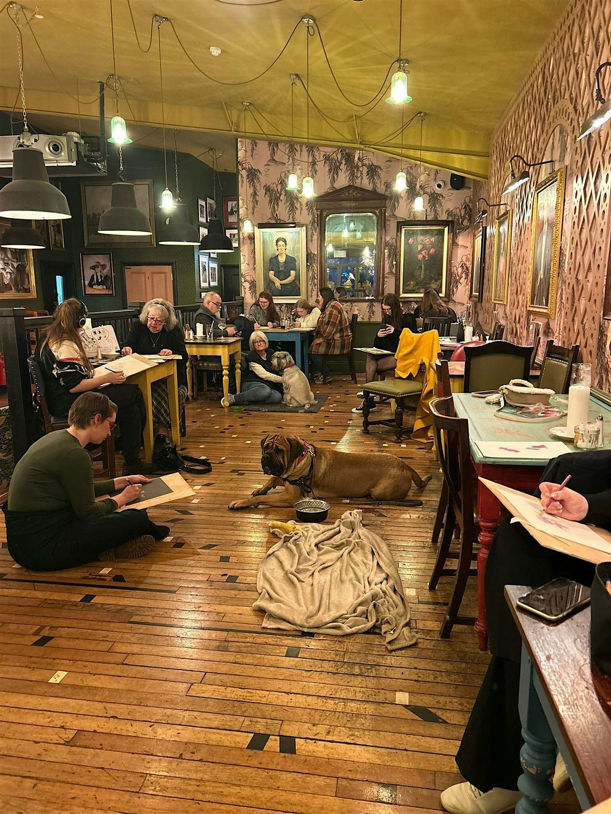 Dog Life Drawing - Ostello Lounge