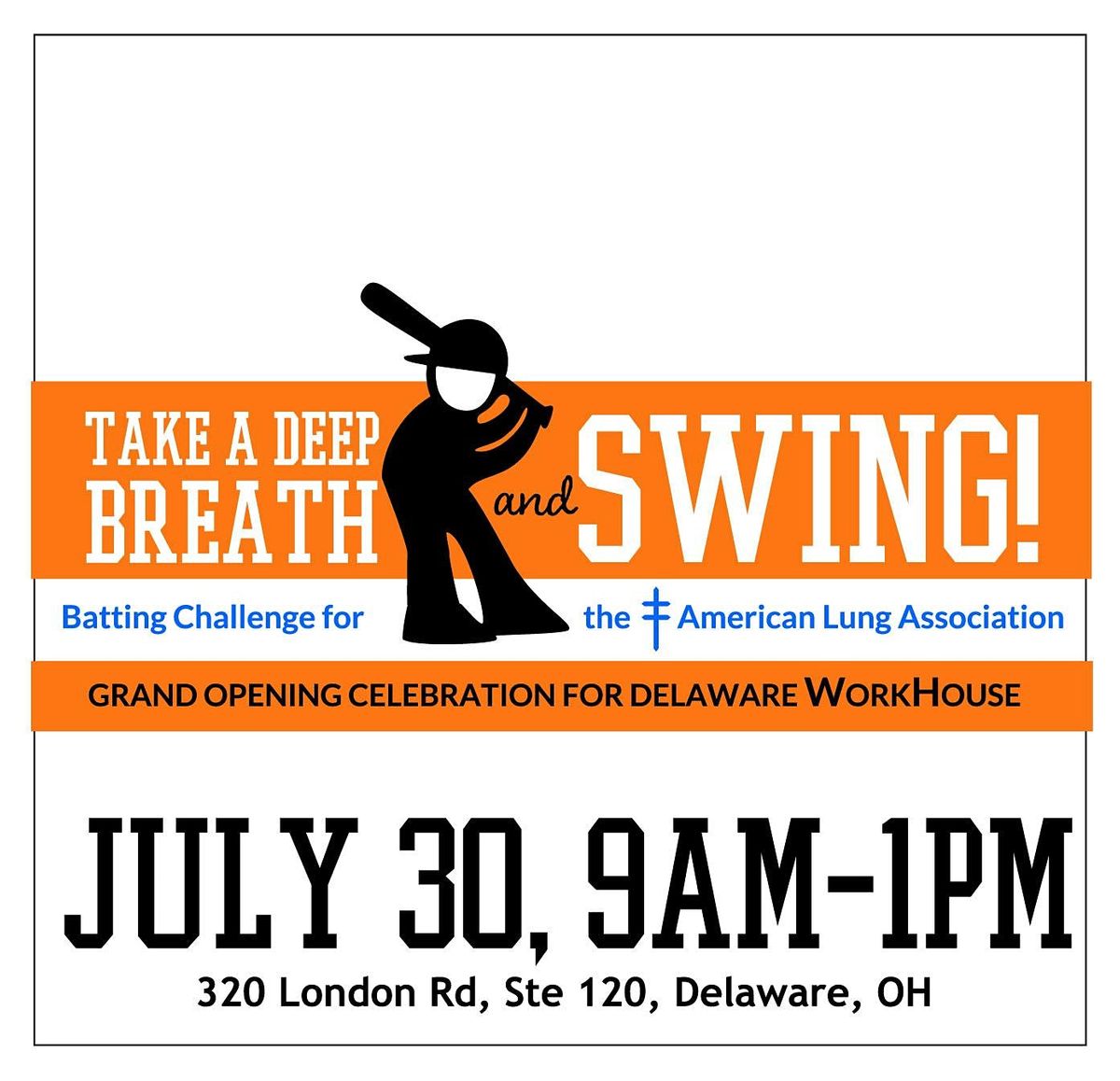 Take a Deep Breath & Swing! Batting Competition and WorkHouse Grand