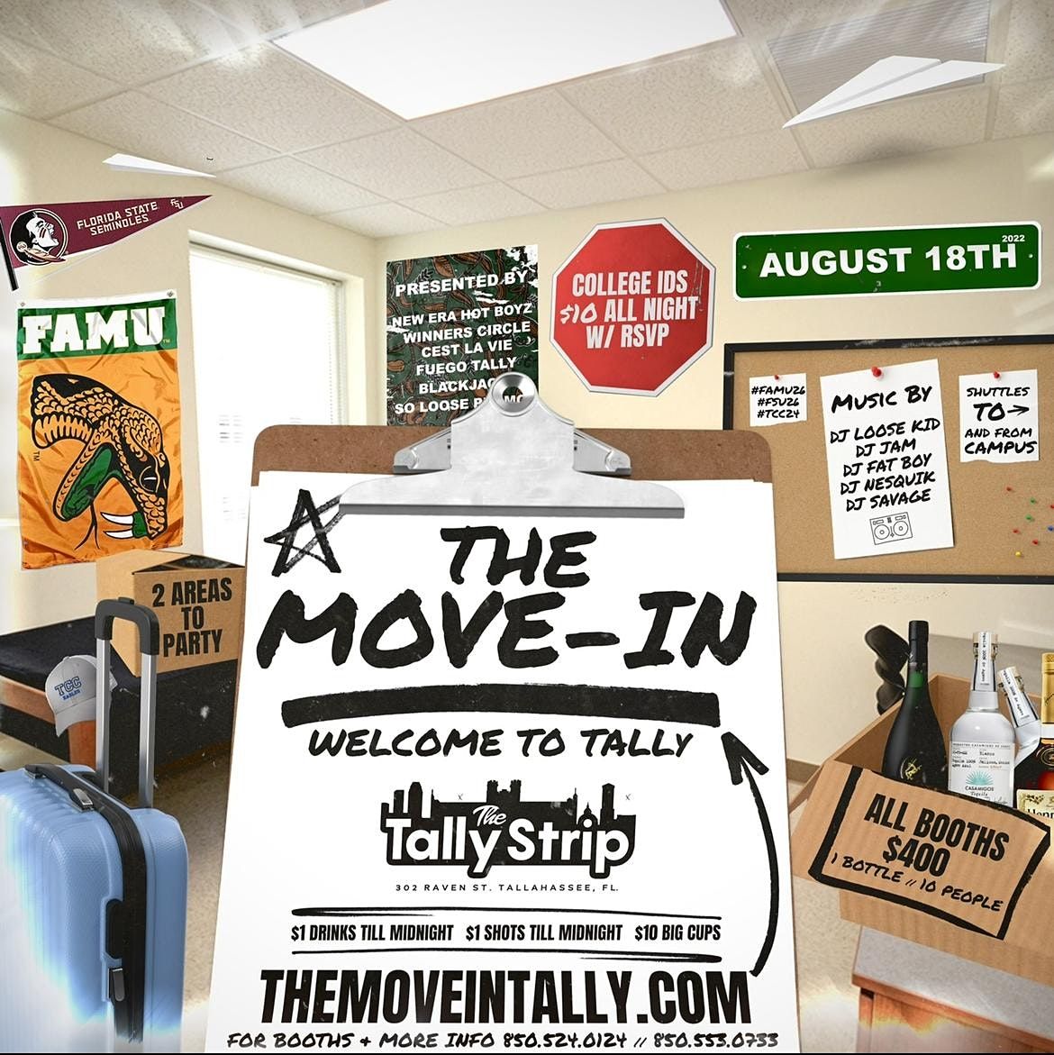 The Move In Welcome To Tally August 18th The Tally Strip The Tally Strip Tallahassee Fl