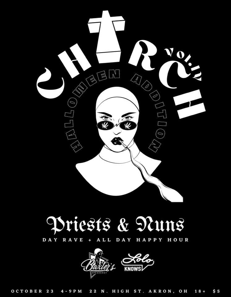 CH4RCH Vol. IV Priests and Nuns Halloween Party Baxter’s Speakeasy