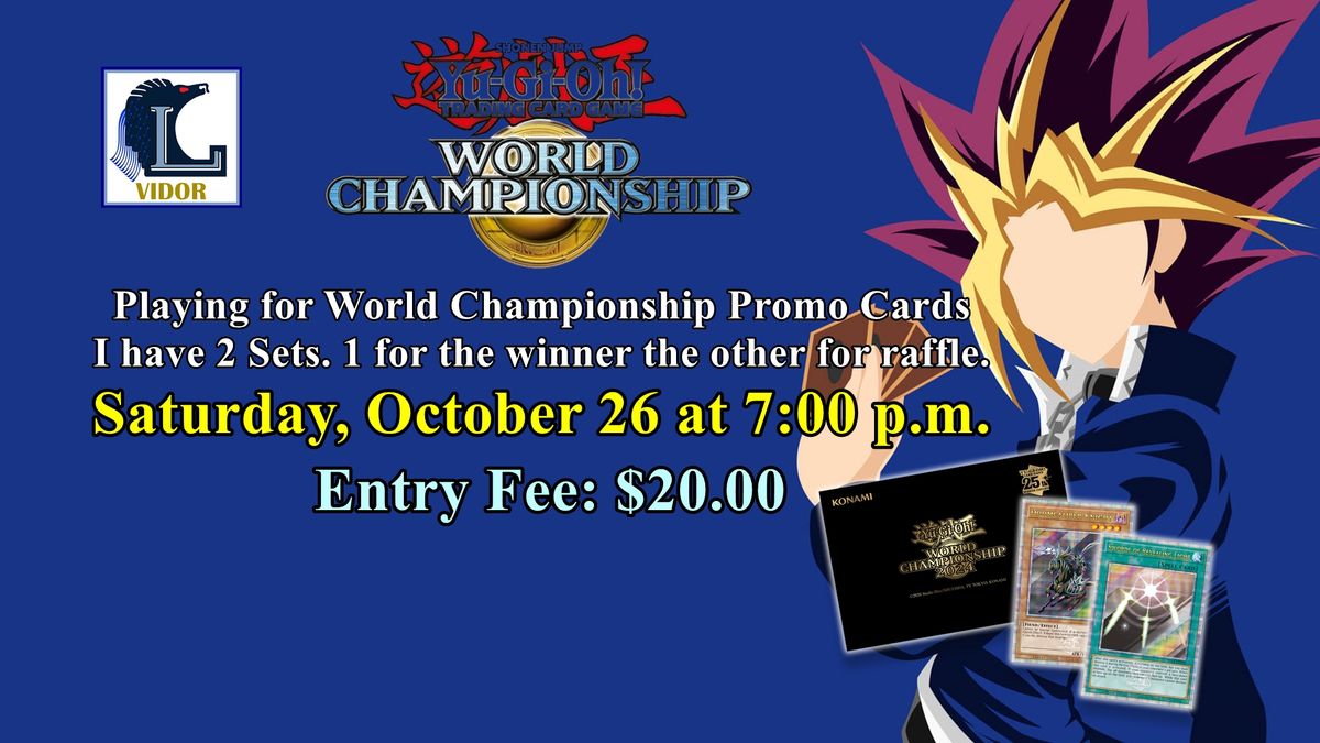 Yugioh Tournament 2024 World Championship Event Lyons Den, Vidor, TX